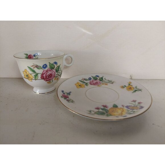 Theodore Haviland New York Glendale Demitasse Cup & Saucer - Picture 3 of 4